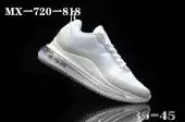 nike air max 720 818 femme homme pas cher white gray